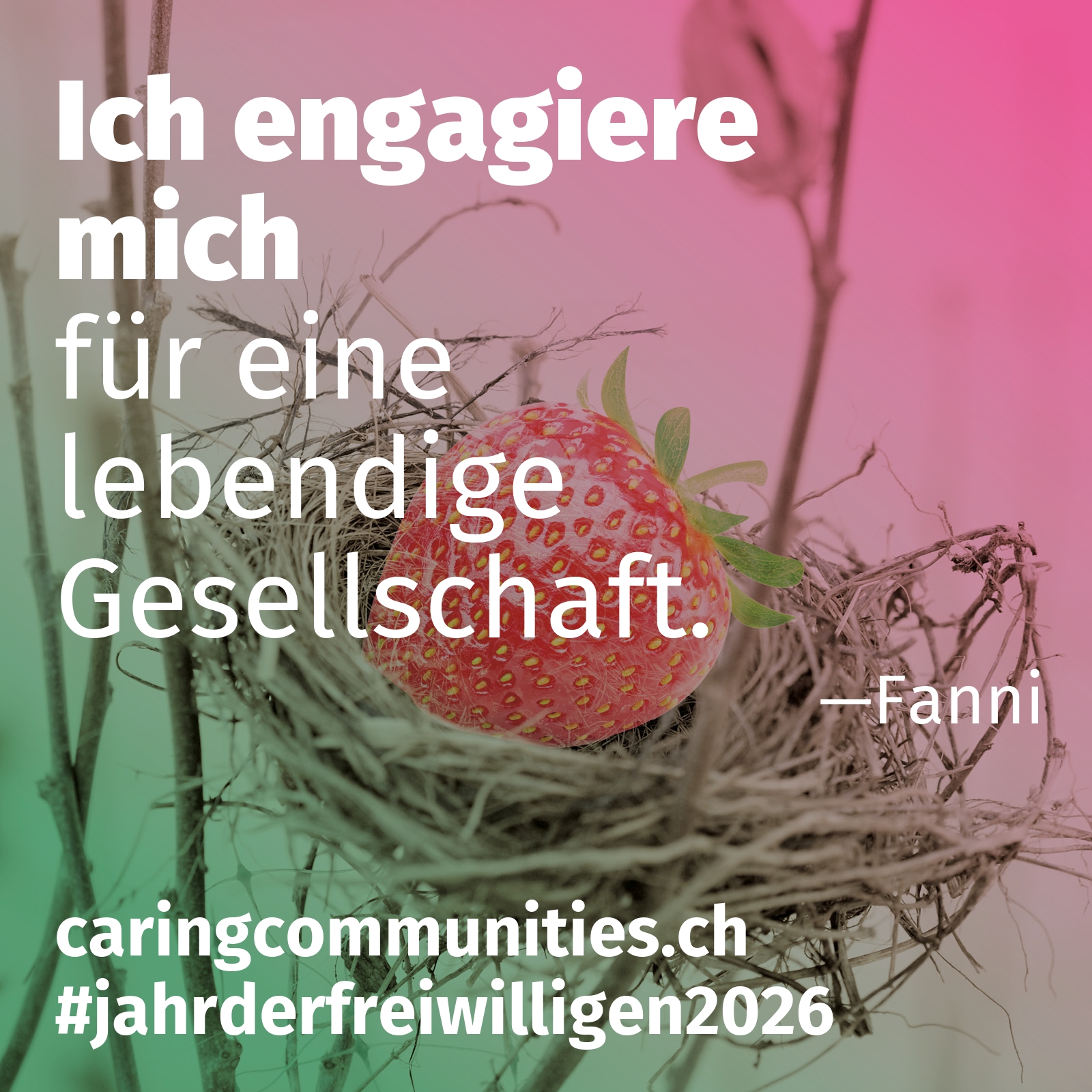 für eine lebendige Gesellschaft.