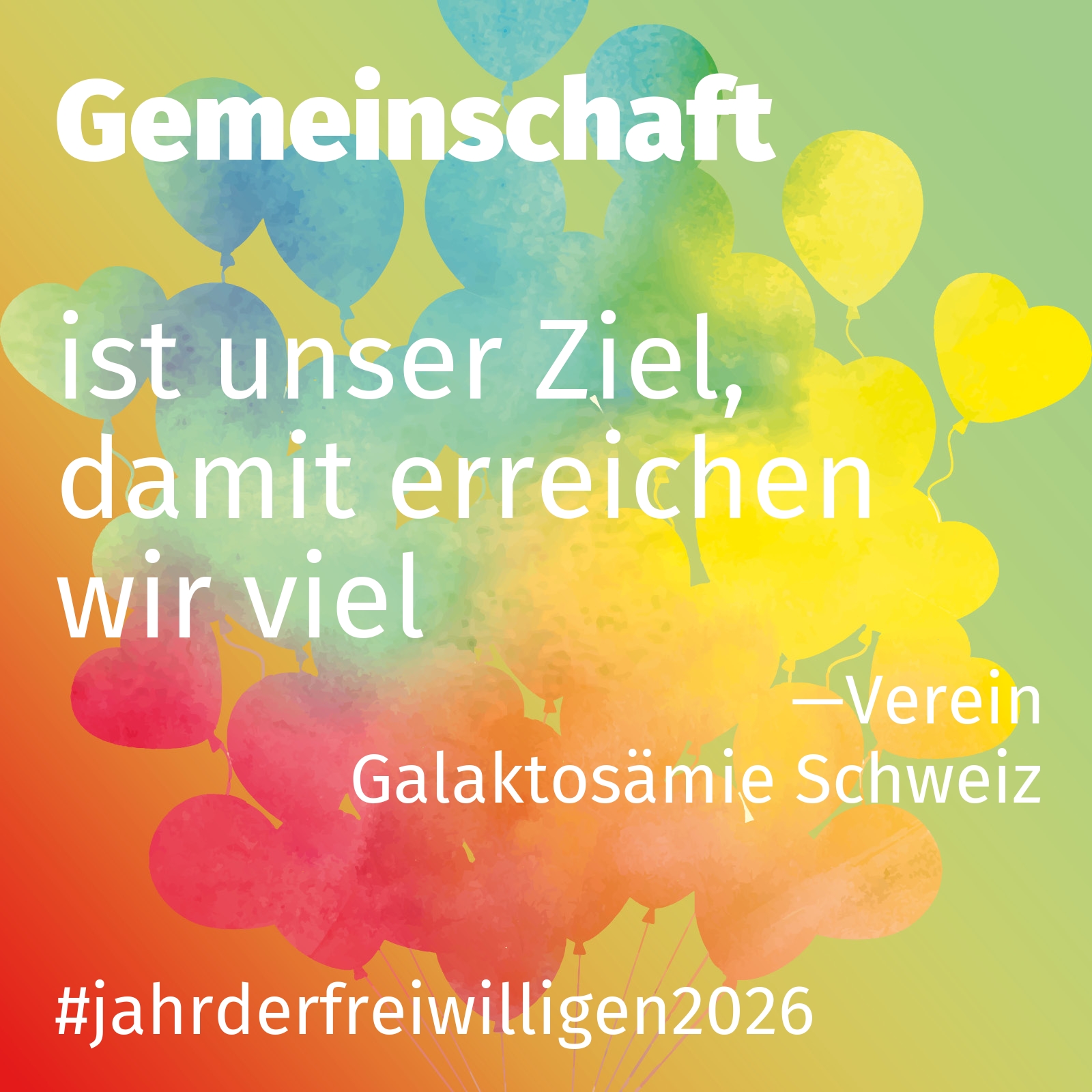 ist unser Ziel, damit erreichen wir viel