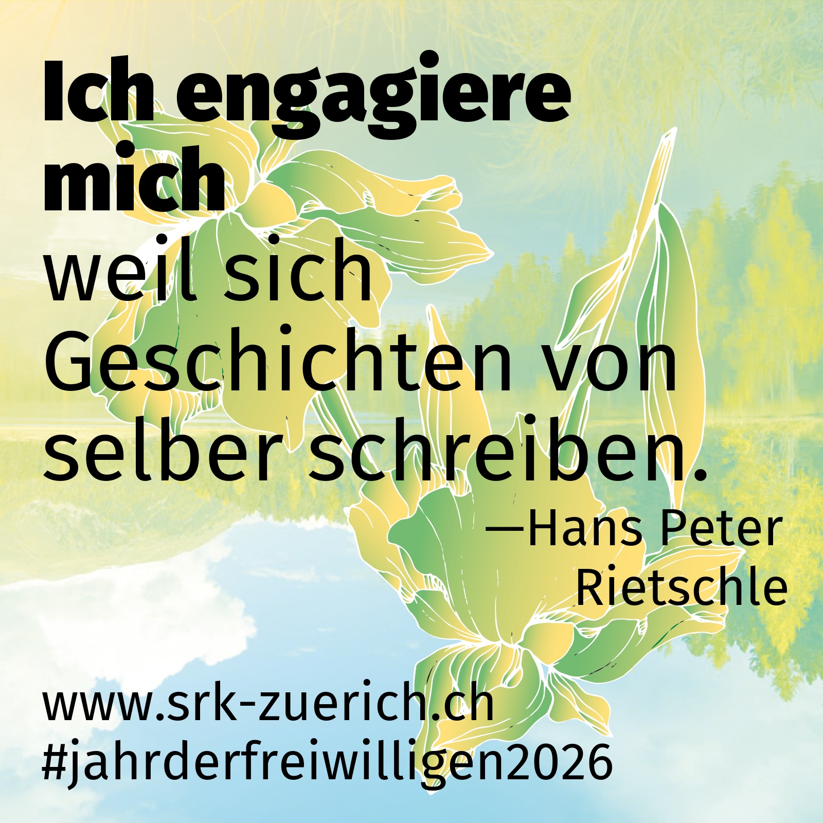 weil sich Geschichten von selber schreiben.