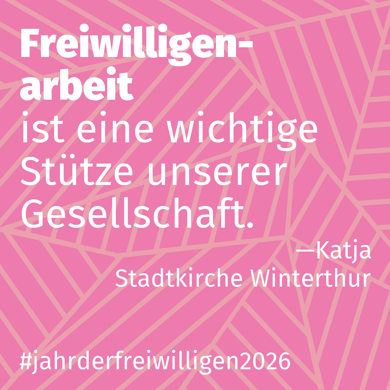 ist eine wichtige Stütze unserer Gesellschaft.