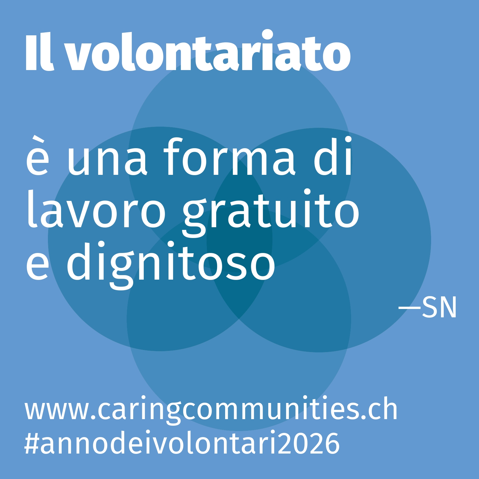 è una forma di lavoro gratuito e dignitoso