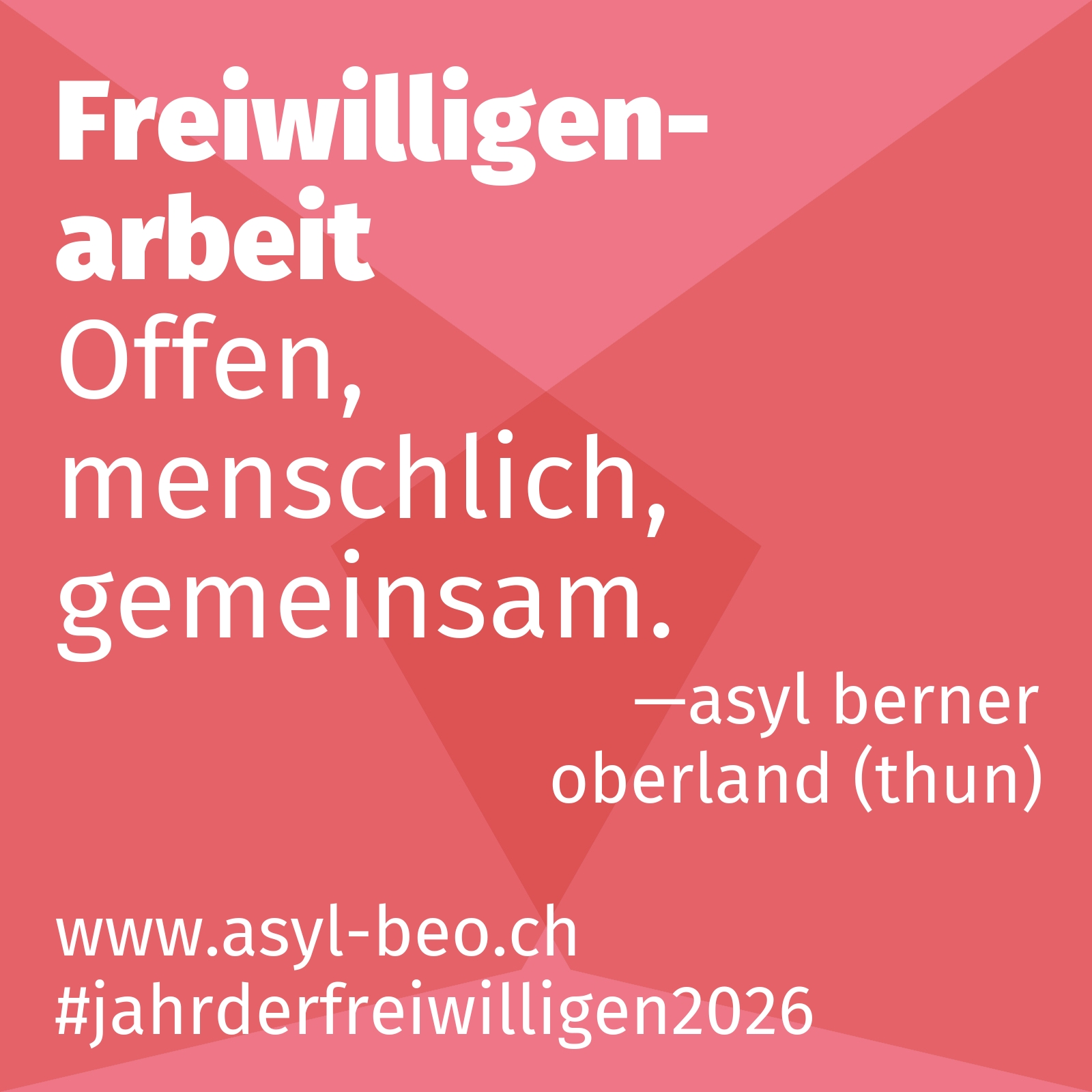 Offen, menschlich, gemeinsam.