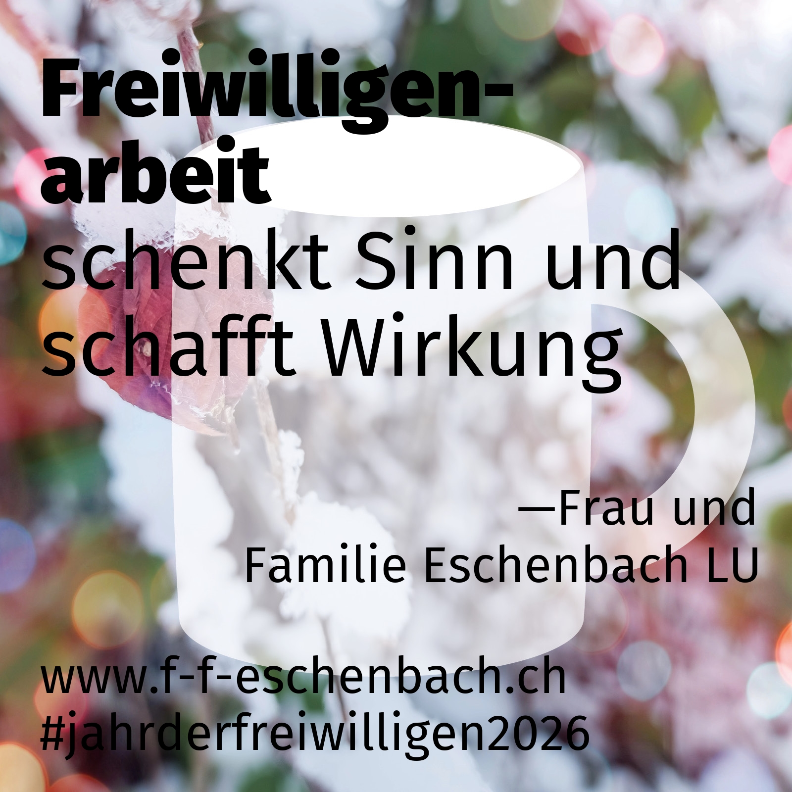 schenkt Sinn und schafft Wirkung