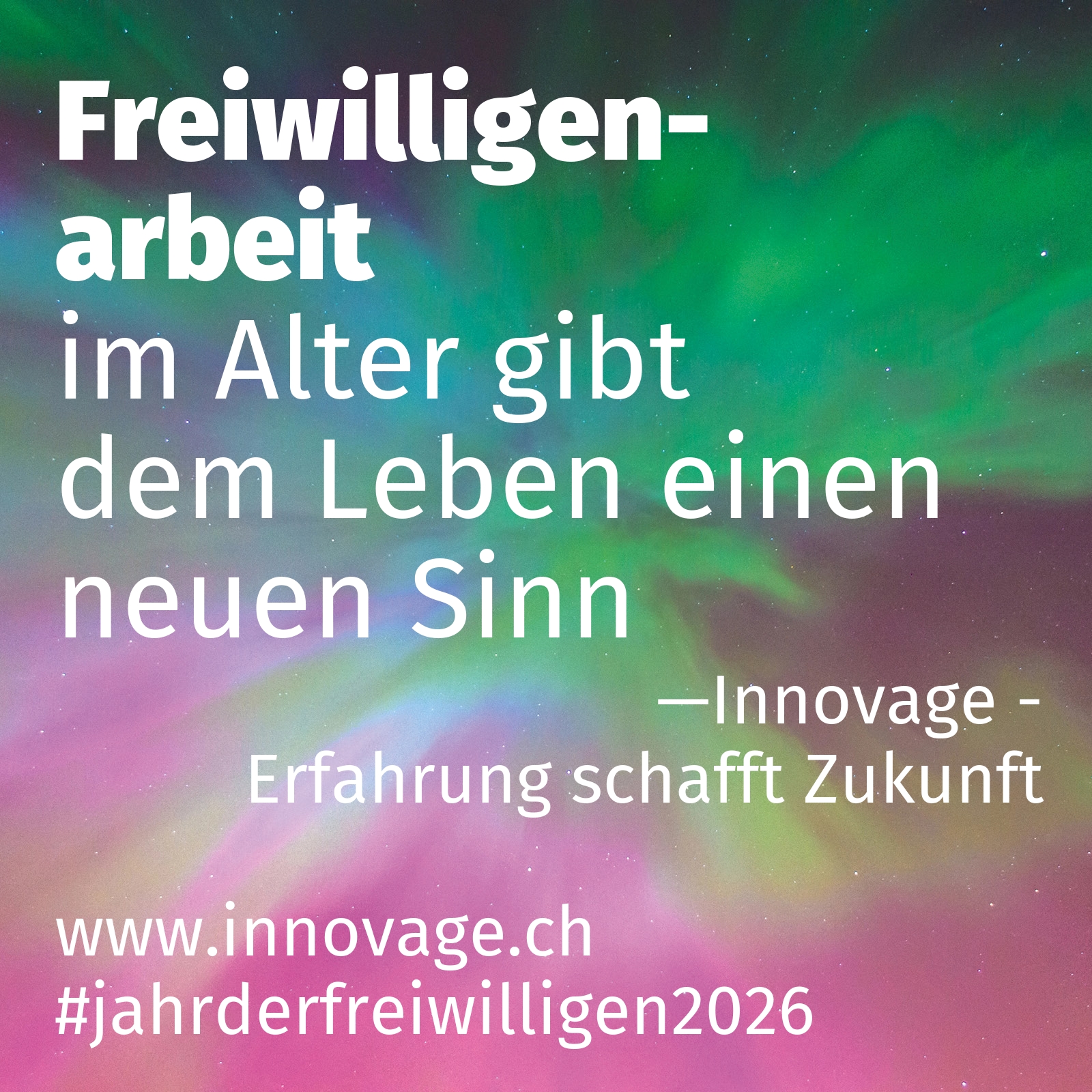 im Alter gibt dem Leben einen neuen Sinn