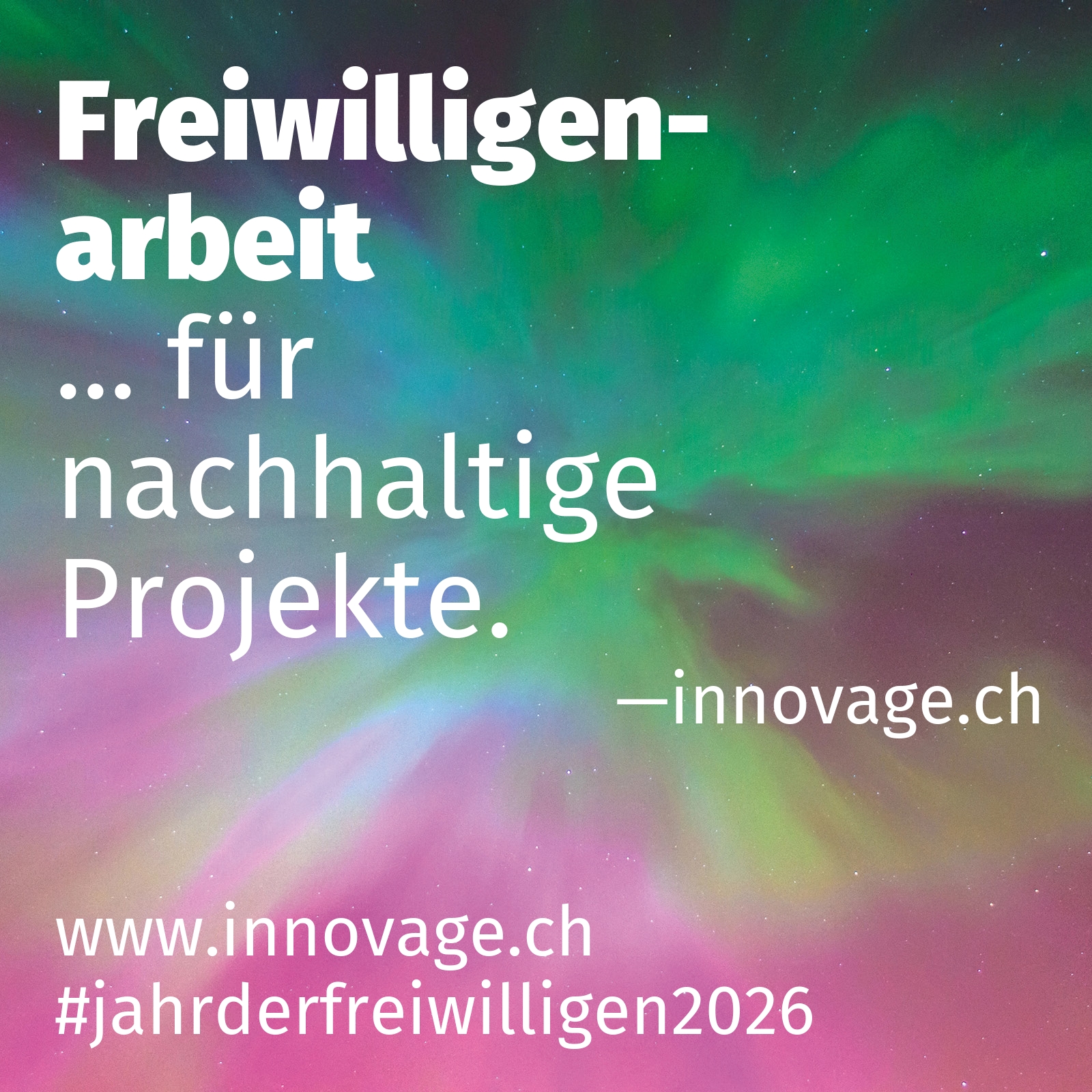 ... für nachhaltige Projekte.