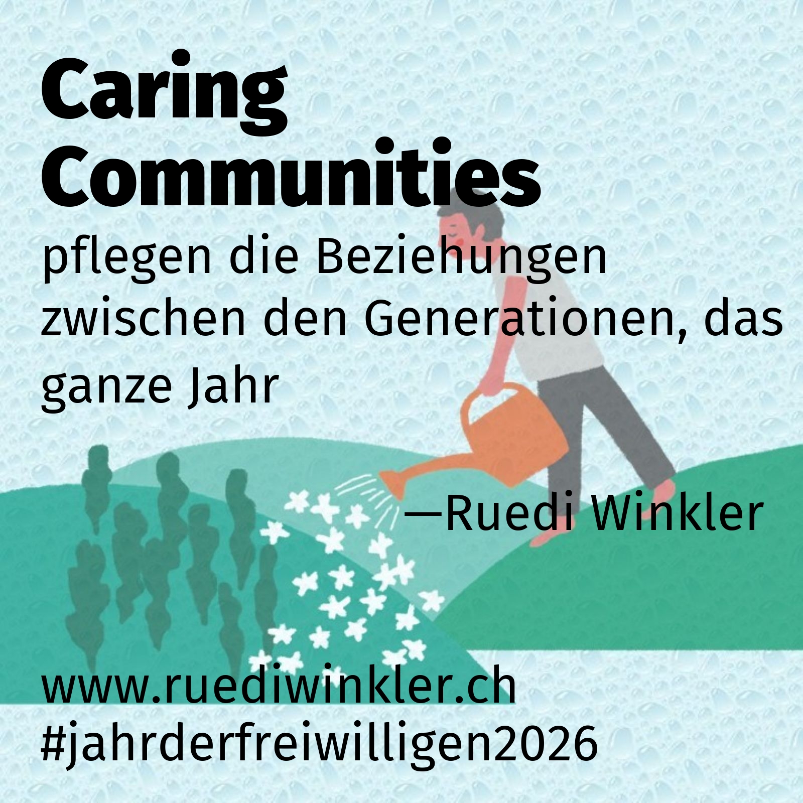 pflegen die Beziehungen zwischen den Generationen, das ganze Jahr