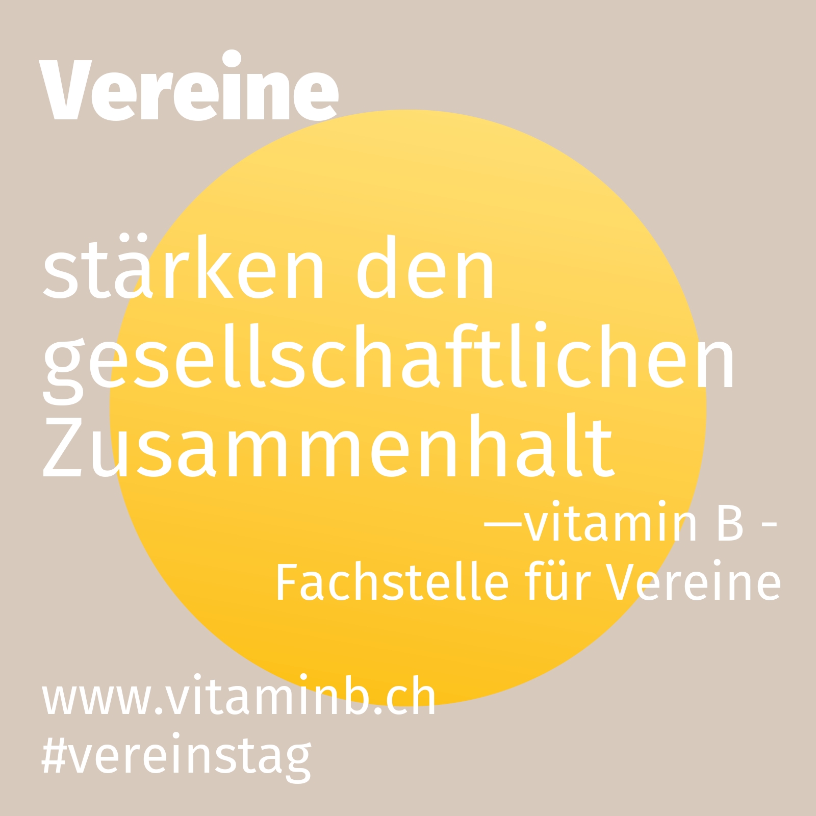 stärken den gesellschaftlichen Zusammenhalt