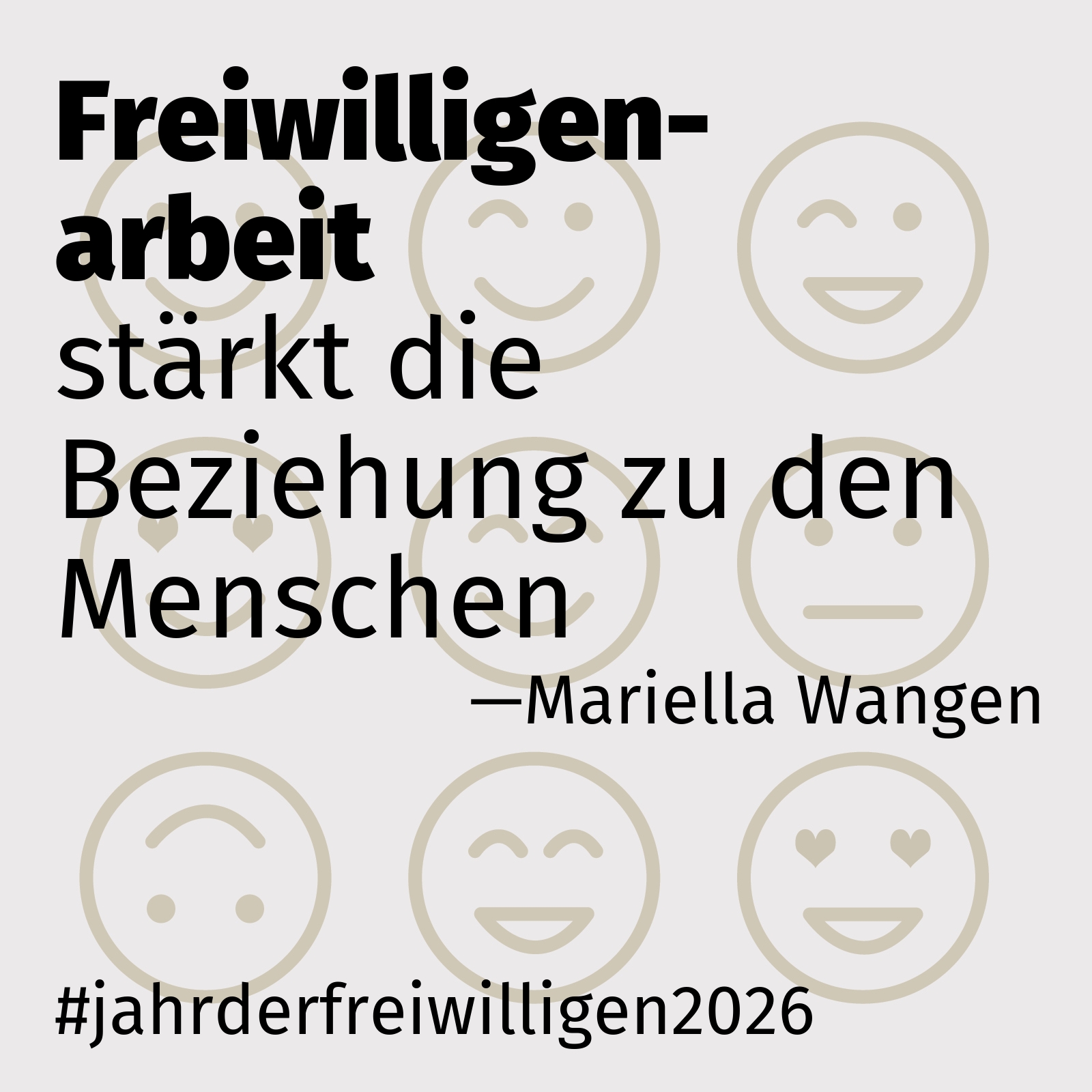 stärkt die Beziehung zu den Menschen