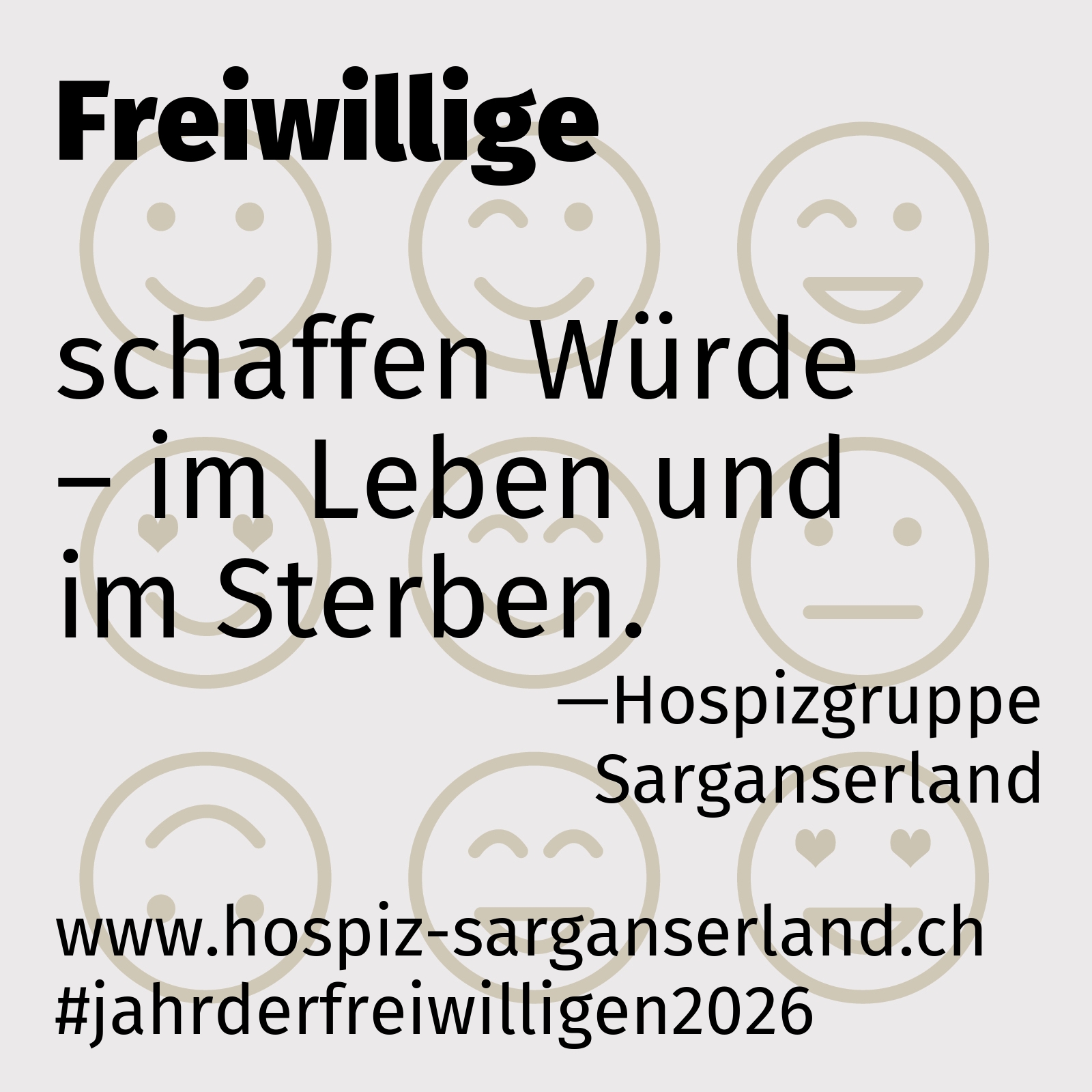 schaffen Würde – im Leben und im Sterben.