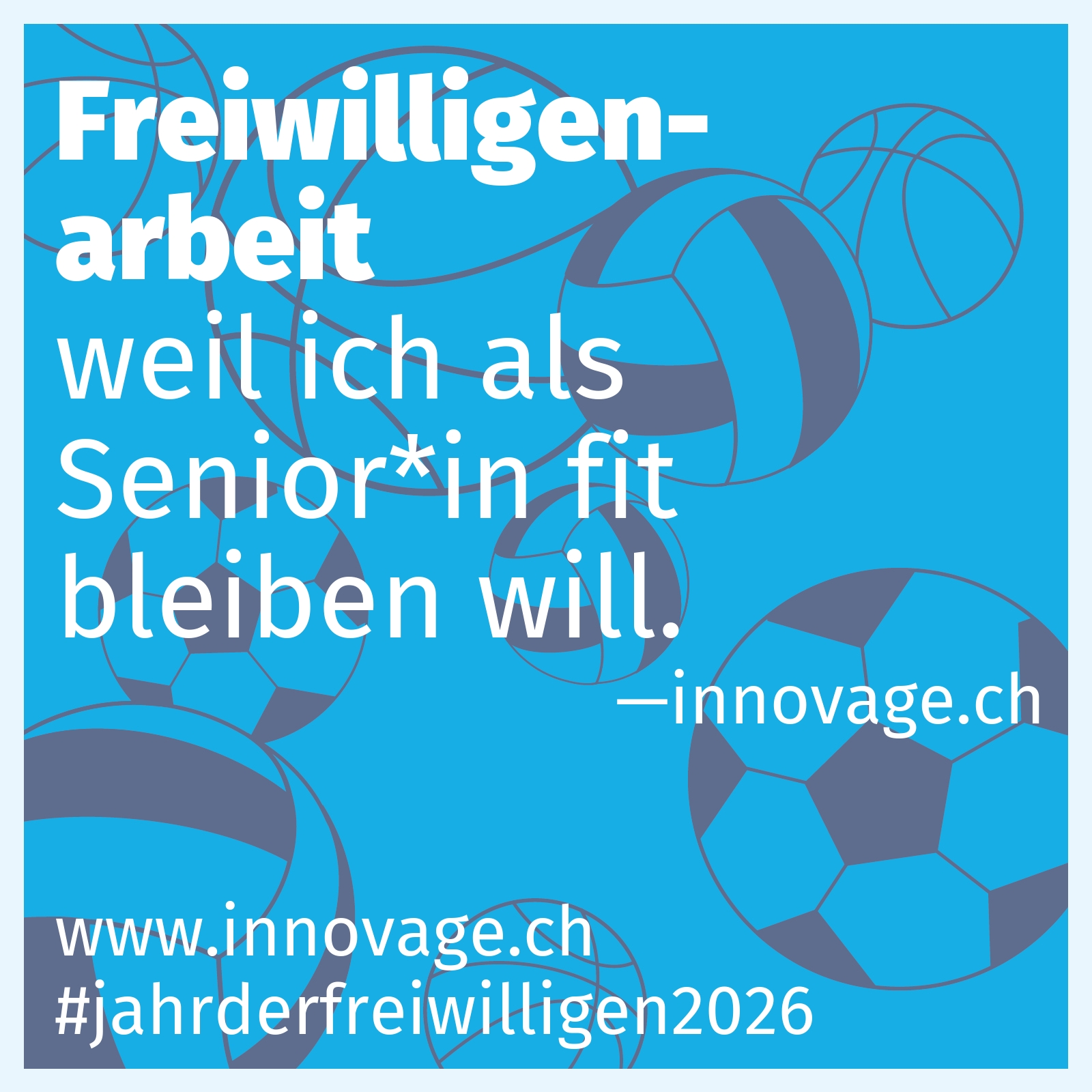 weil ich als Senior*in fit bleiben will.