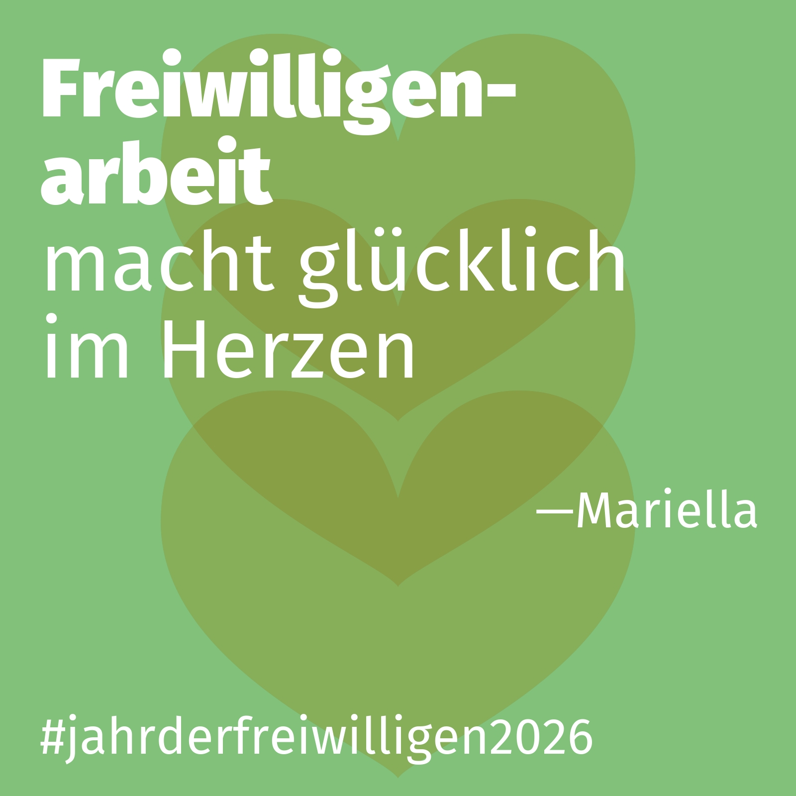 macht glücklich im Herzen