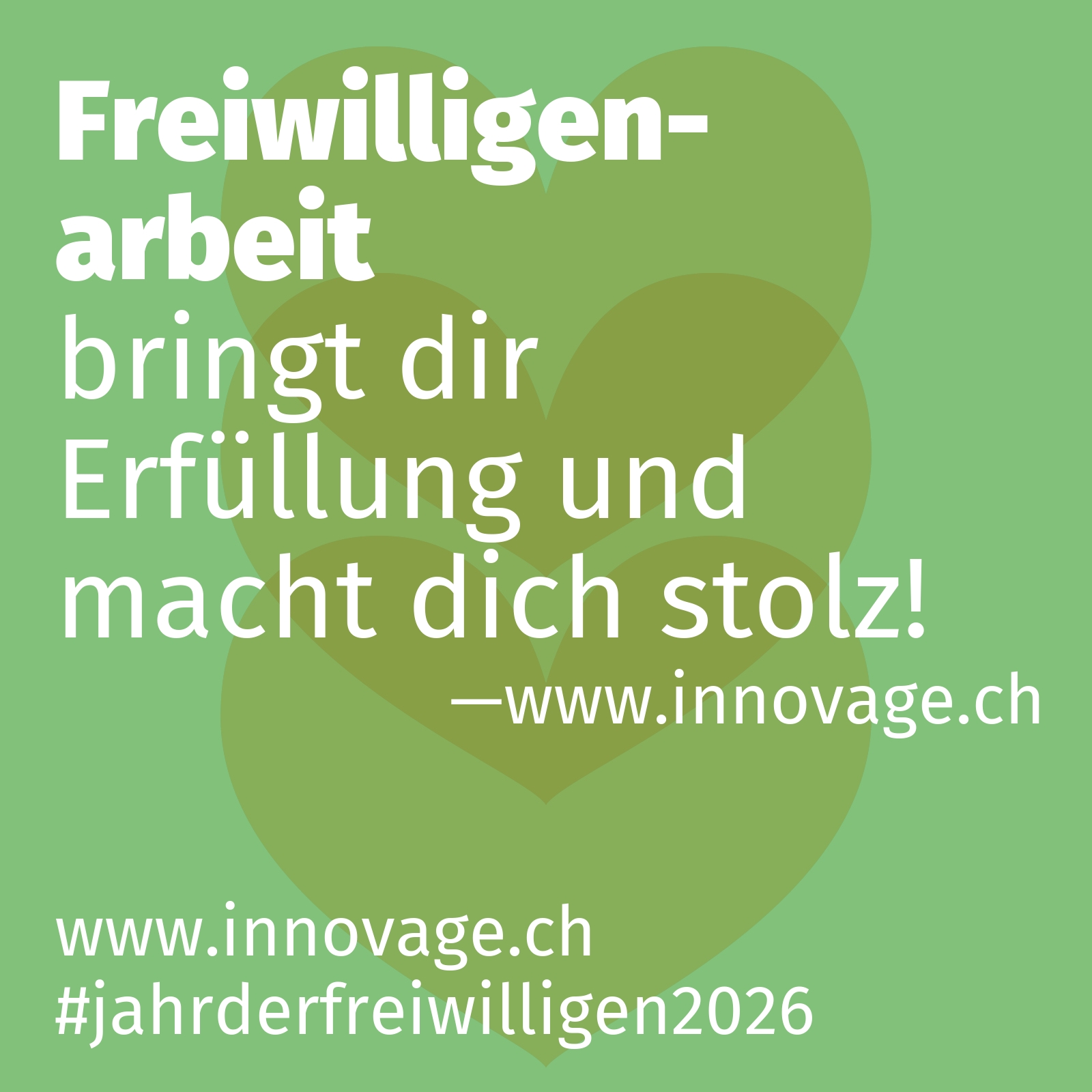 bringt dir Erfüllung und macht dich stolz!