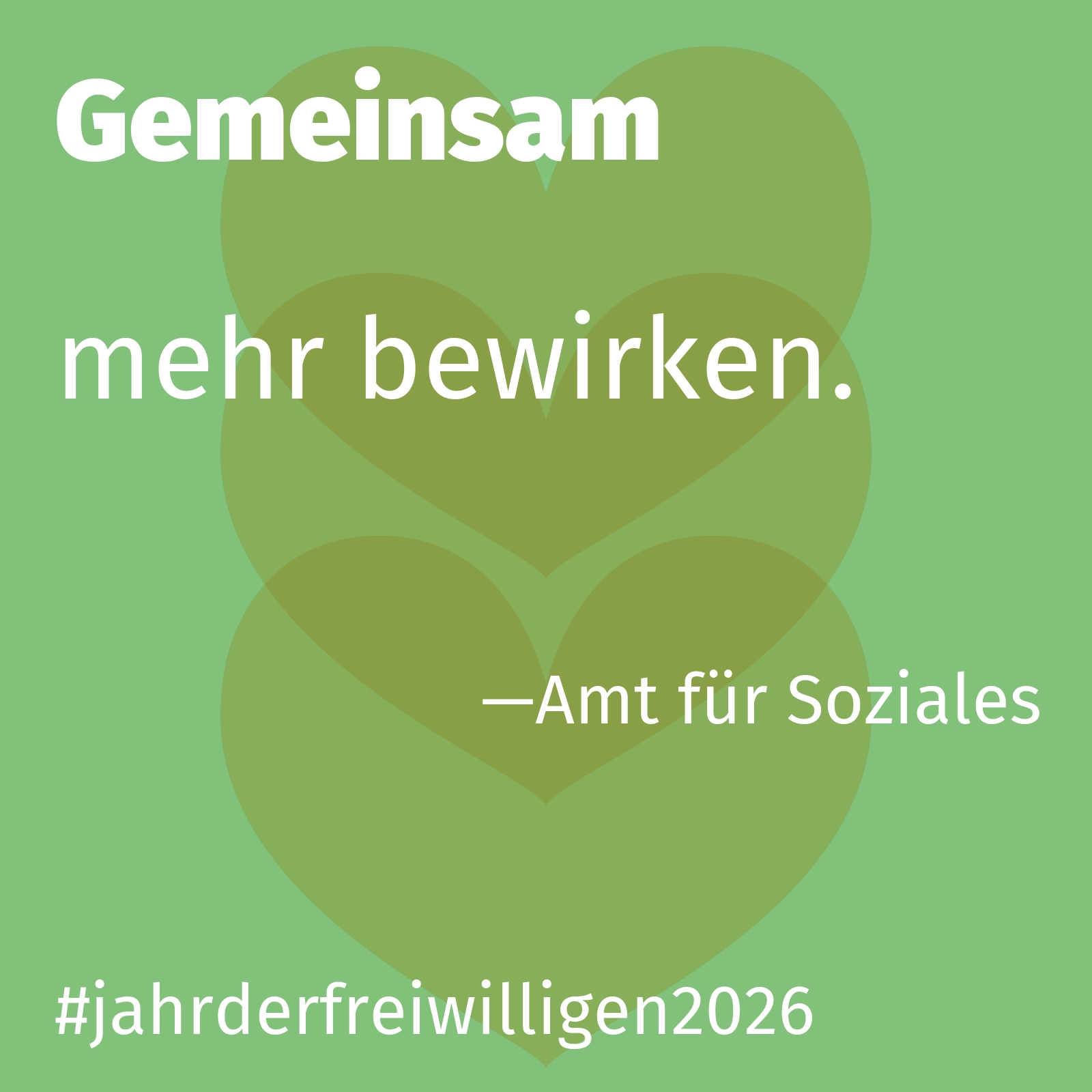 mehr bewirken.